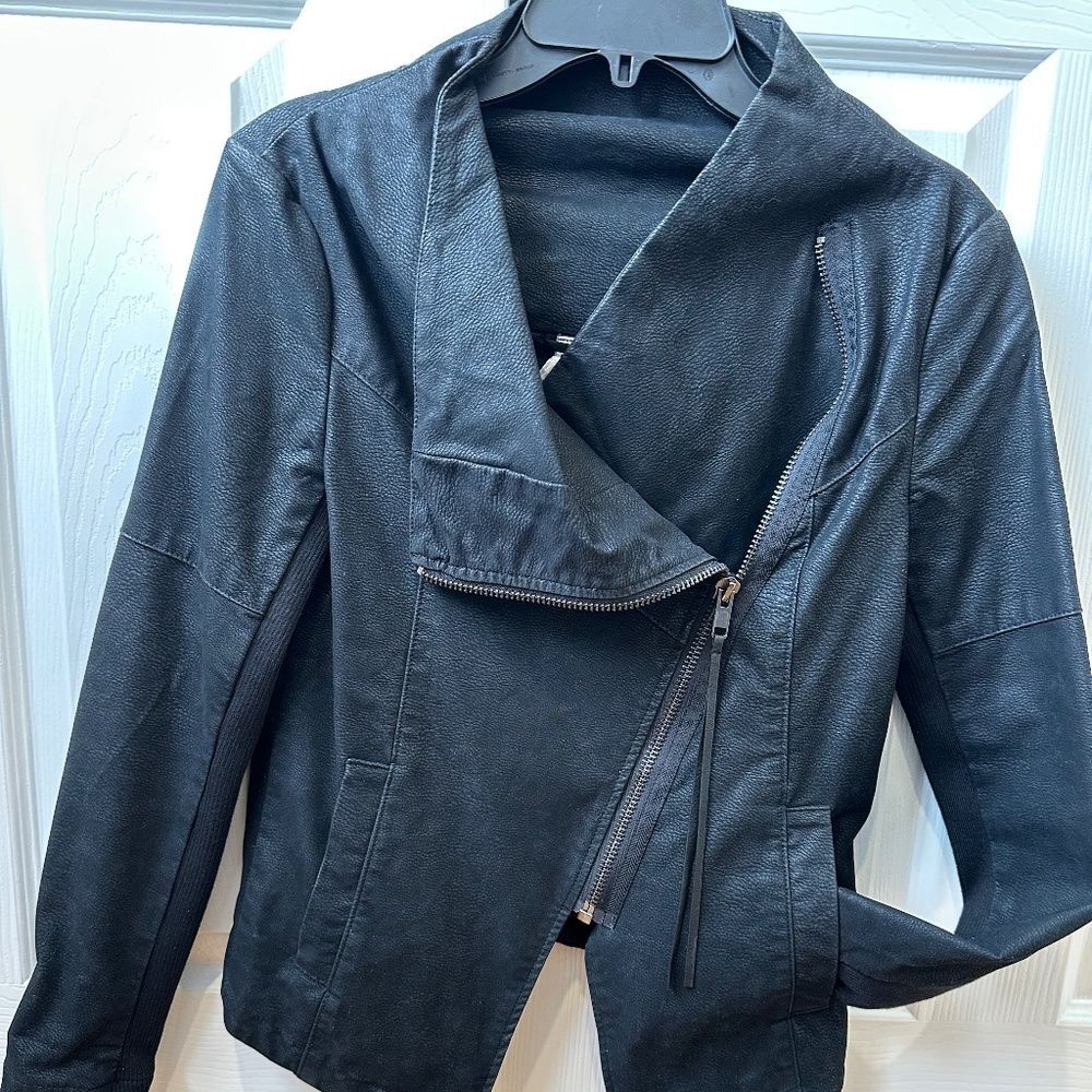 H&M Divided Unique Leather Jacket Size S